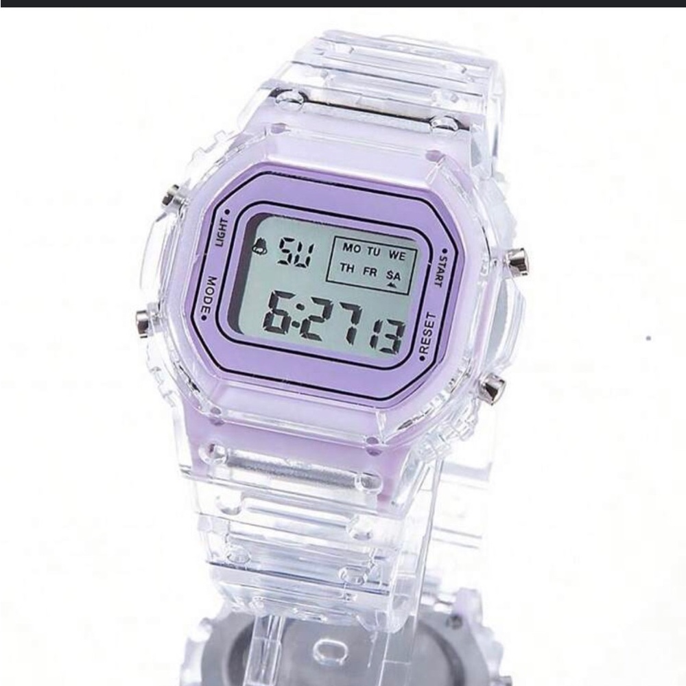 Unisex Lavender Sports Digital Watch